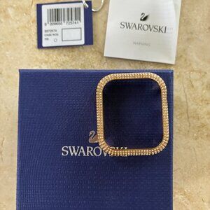 Swarovski Apple iWatch screen cover- Rose gold with crystals